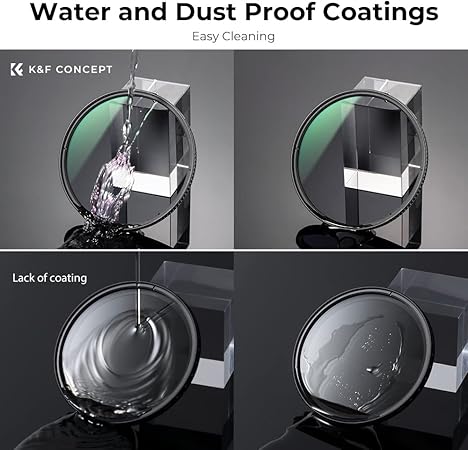 K&F Concept 52mm Circular Polarizers Filter Polarizing Filter 28 Multi-Layer Coated Super Slim High Definition CPL Lens Filter (Nano-X Series) K&F Concept 52mm Circular Polarizers Filter Polarizing Filter 28 Multi-Layer Coated Super Slim High Definition CPL Lens Filter (Nano-X Series)